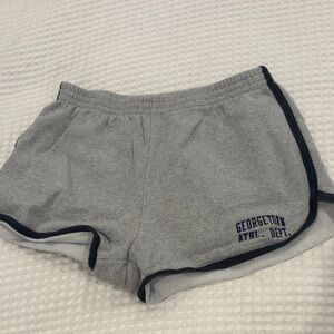 BRANDY MELVILLE x John Galt Women's Gray Shorts with Navy Trim
